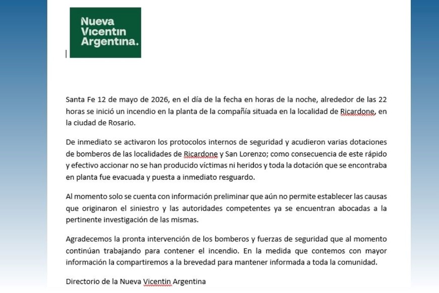 comunicado Vicentin