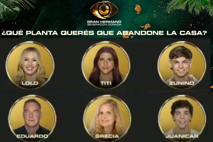 Los seis nominados a abandonar la casa de Gena Hermano