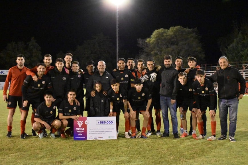 Independiente de Chañar Ladeado perdió pero avanzó de fase. Foto: Prensa Copa Santa Fe.