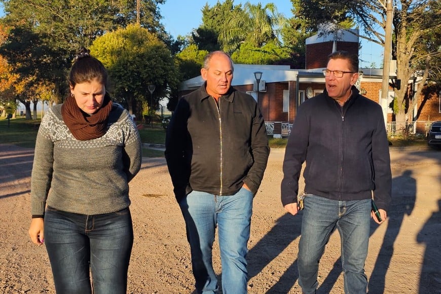 Borla estuvo en el transcurso de esta semana en Gobernador Crespo, Colonia Esther y Cayastacito