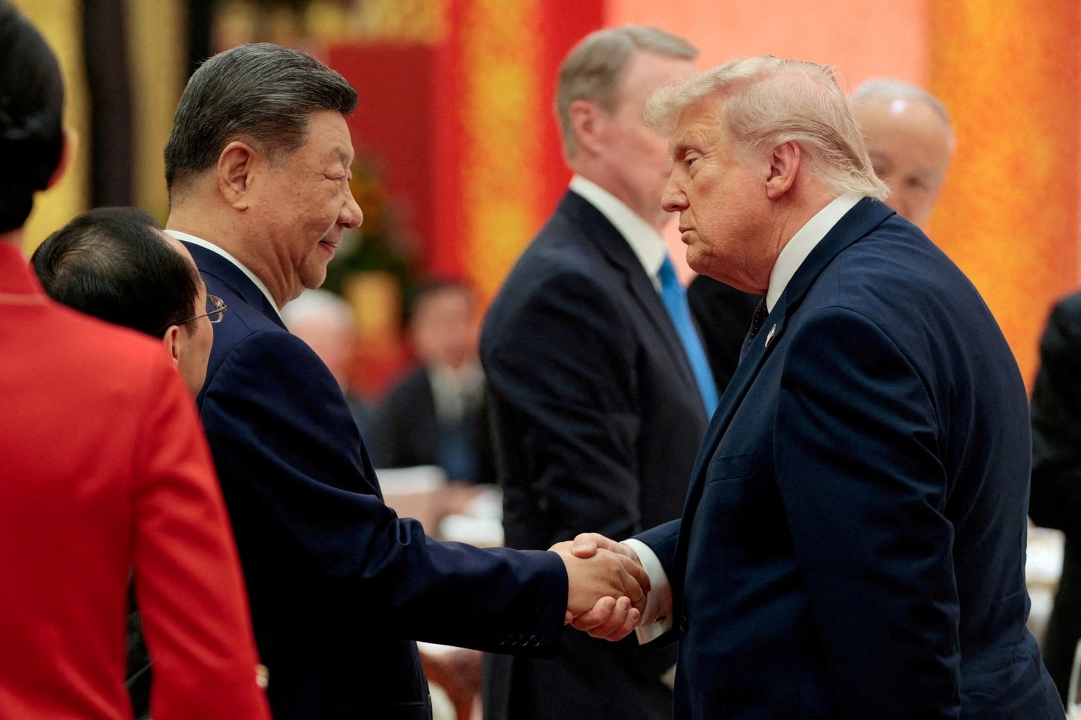 El presidente chino, Xi Jinping, y su par estadounidense, Donald Trump, se reunieron en China.