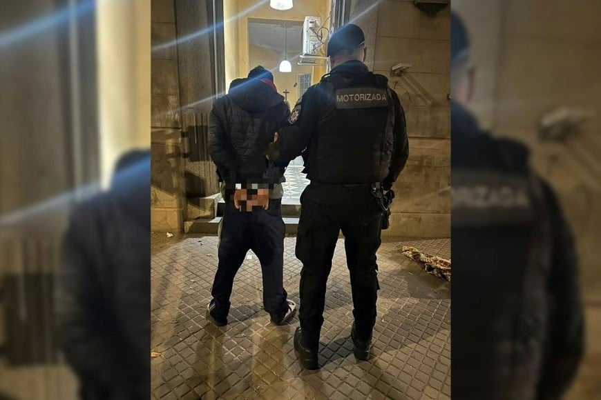 detenido robo de medidores en barrio Sur