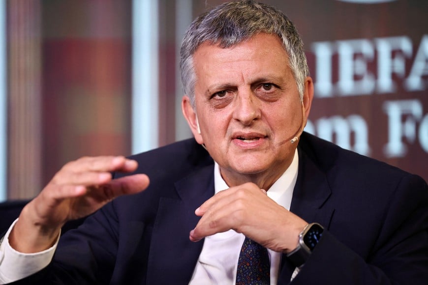 CEO of Argentina's energy company YPF Horacio Marin, takes part in a panel discussion at the IEFA Latam Forum in Buenos Aires, Argentina, March 17, 2026. REUTERS/Agustin Marcarian?