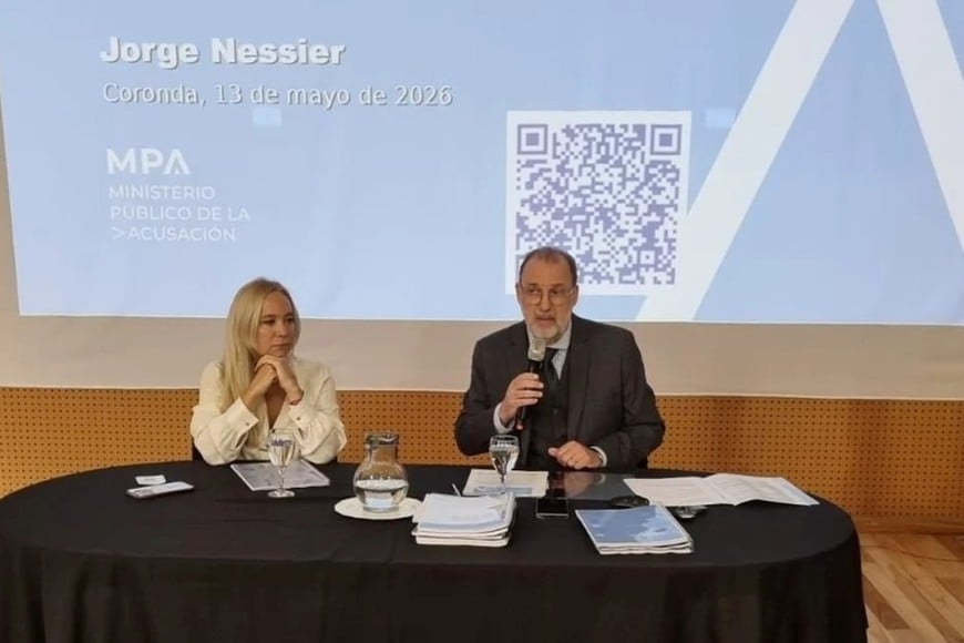 Fiscal General, María Cecilia Vranicich y el Fiscal Regional 1, Jorge Nessier