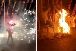 El saldo preliminar fue de 13 personas heridas, seis de ellas reportadas en estado grave.