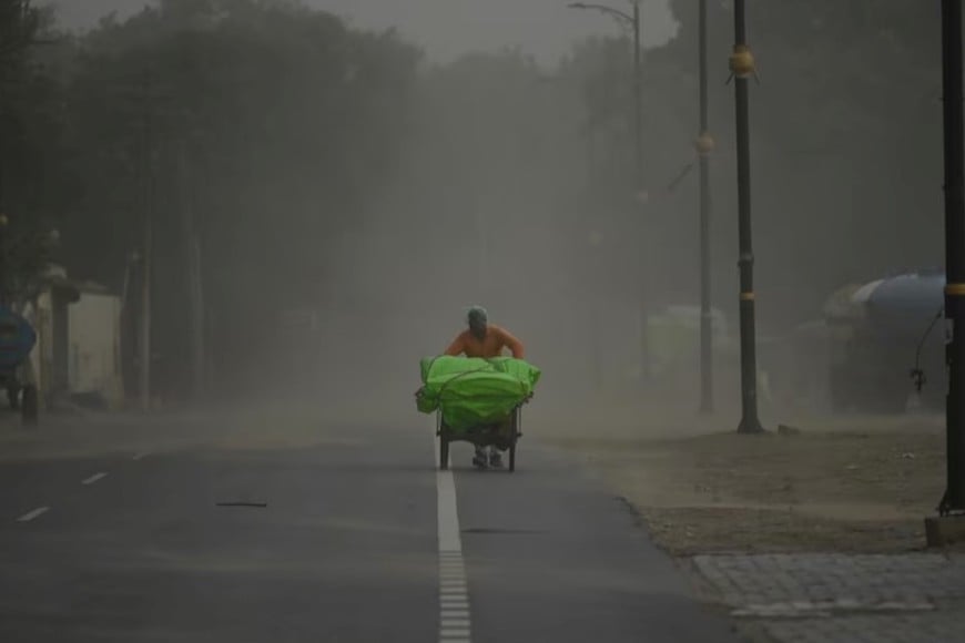 El temporal se desató de manera repentina durante la noche del miércoles