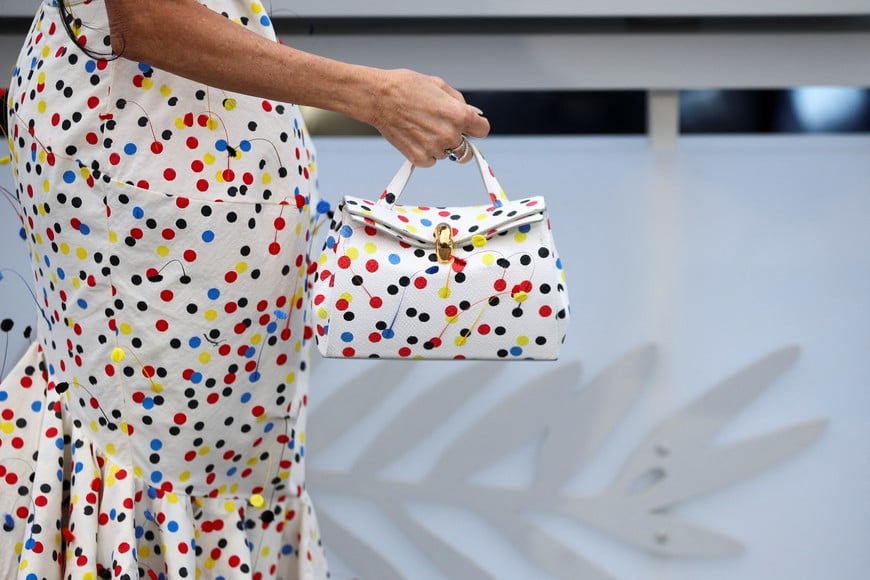 Demi Moore, Jury member of the 79th Cannes Film Festival, holds her handbag during a photocall before the opening ceremony of the 79th Cannes Film Festival in Cannes, France, May 12, 2026. REUTERS/Manon Cruz