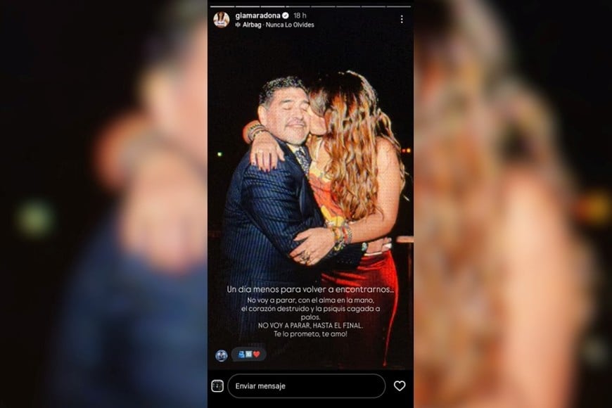 “Un día menos para volver a encontrarnos”: el desconsolado mensaje de Gianinna.