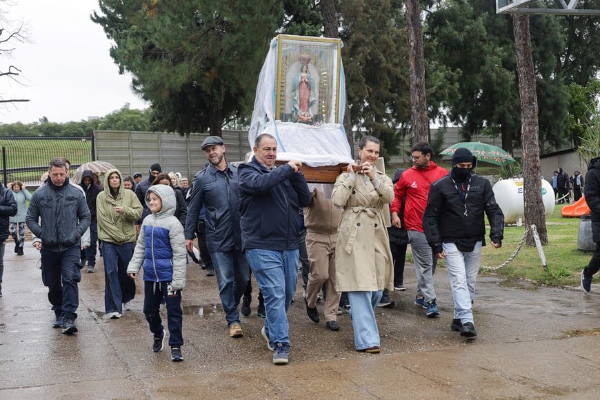procesión virgen