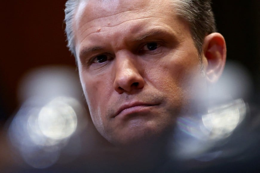 U.S. Secretary of Defense Pete Hegseth attends a Senate Appropriations Subcommittee on Defense hearing on President Donald Trump's FY2027 budget request for the Department of Defense, on Capitol Hill in Washington, D.C., U.S., May 12, 2026. REUTERS/Kevin Lamarque     TPX IMAGES OF THE DAY