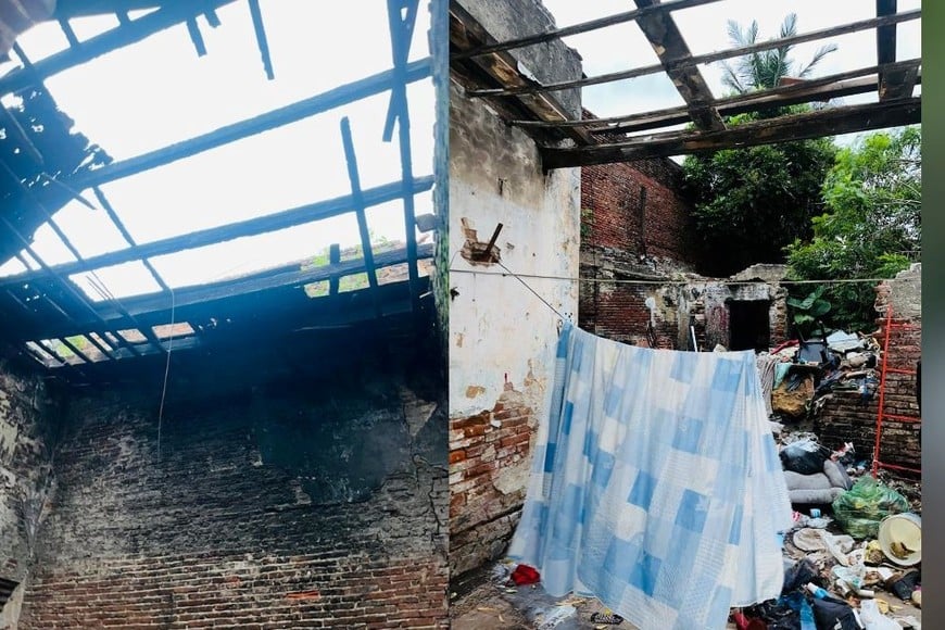 Impactantes imágenes: así vivían los usurpadores de La Casona que será demolida esta semana
