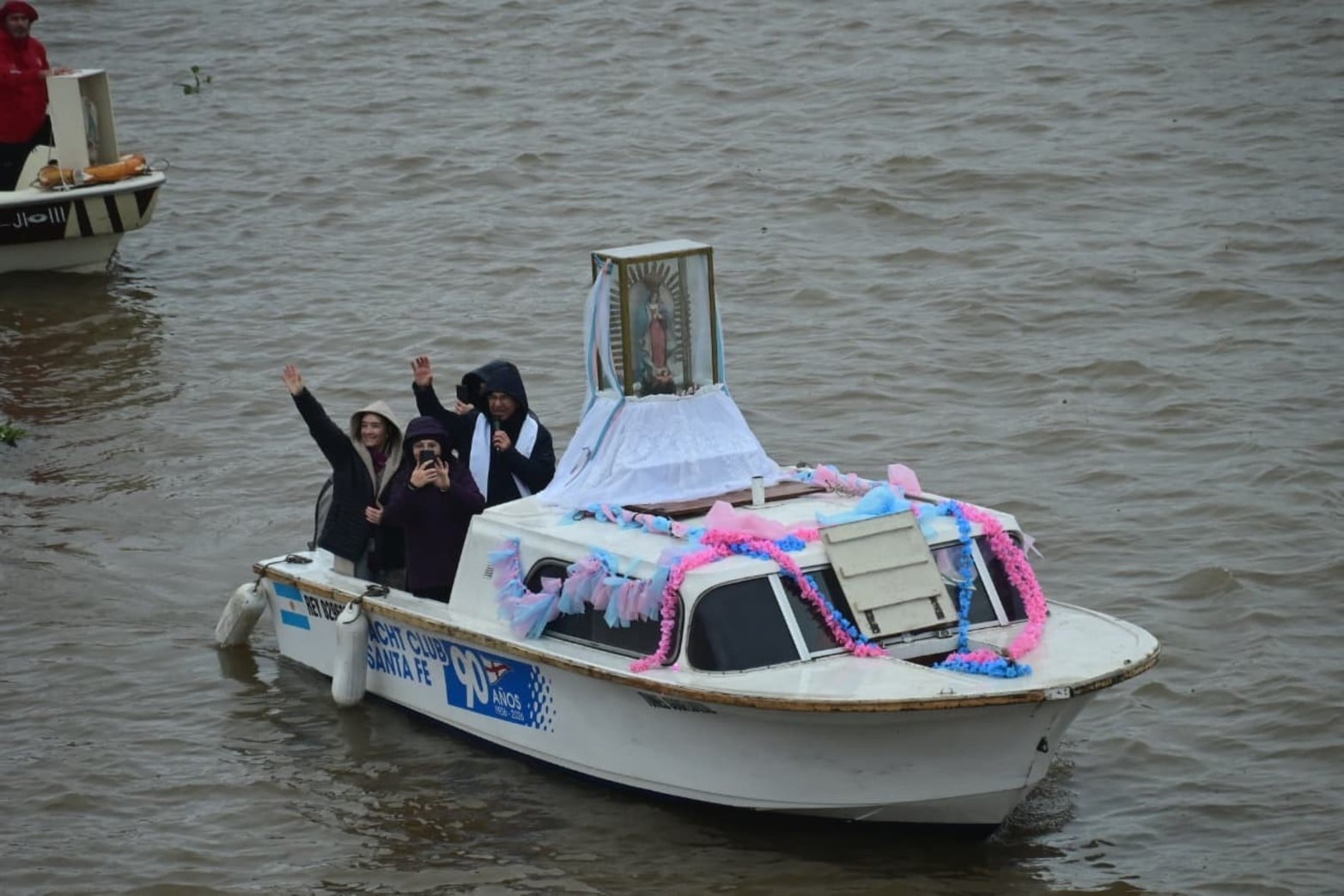 Procesión Náutica de la Virgen de Guadalupe  Créditos: Flavio Raina
