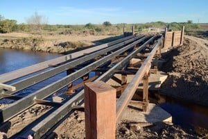 Comenzó la reparación integral del puente de la RP 10, vital para la producción y la seguridad vial