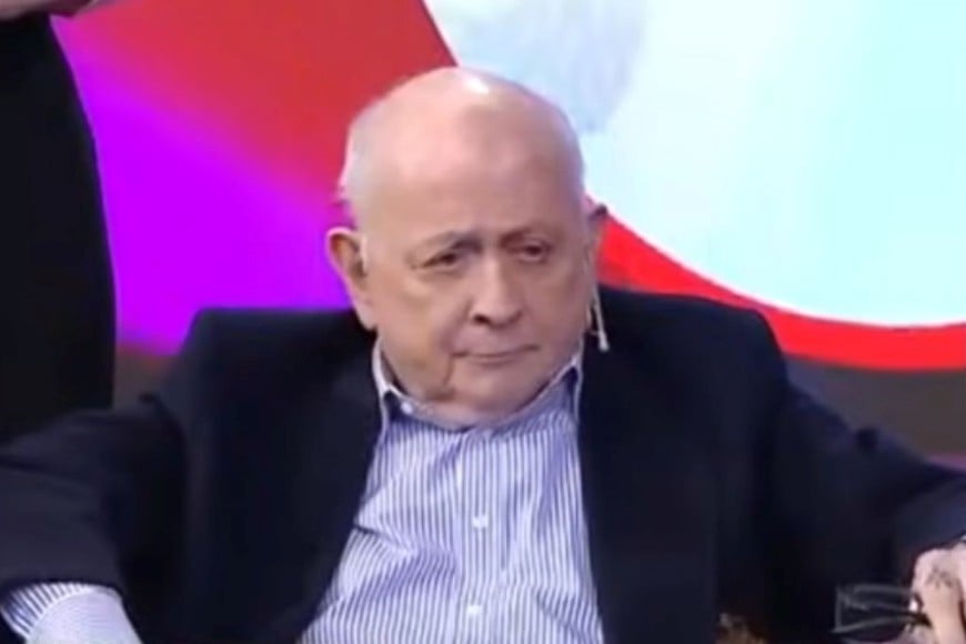 Chiche Gelblung en su programa "Chiche no perdona"