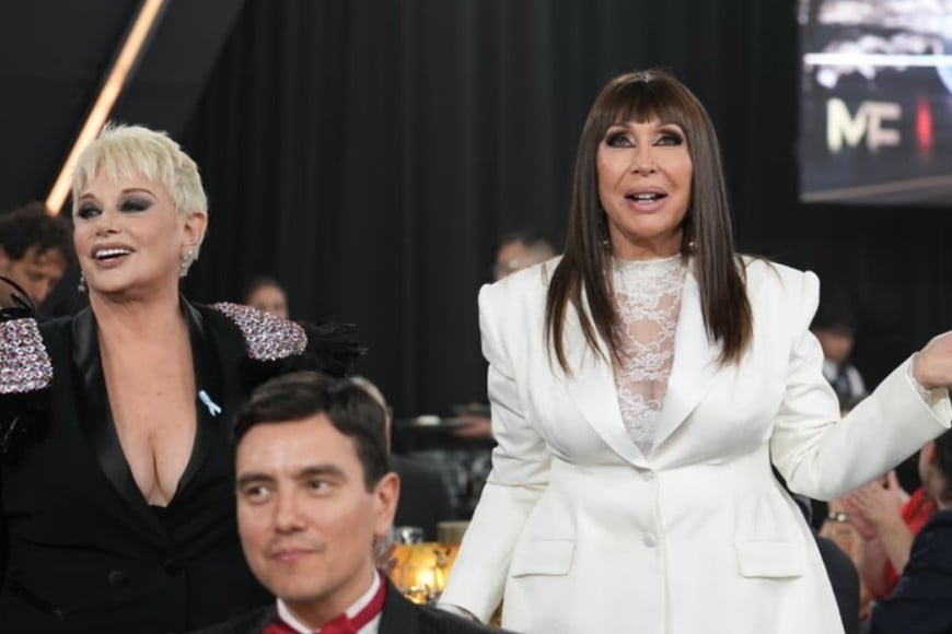 Moria Casán y Carmen Barbieri.