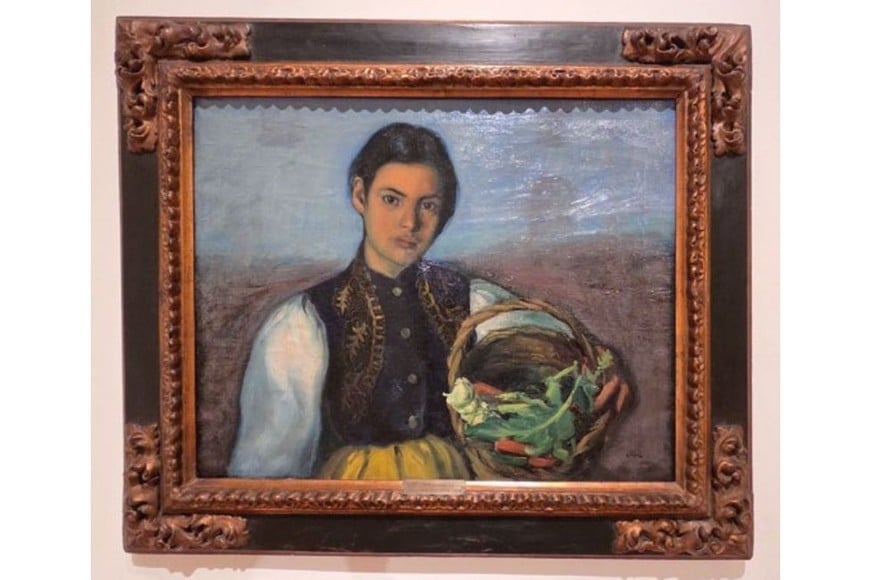 Augusto Olivé, "El chico de la cesta". Foto: Colección Museo Municipal de Bellas Artes Juan B. Castagnino, Rosario