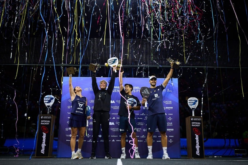 Premier Pádel en Buenos Aires: Un torneo récord: el P1 dejó un Parque Roca colmado y a Chingotto como gran figura
