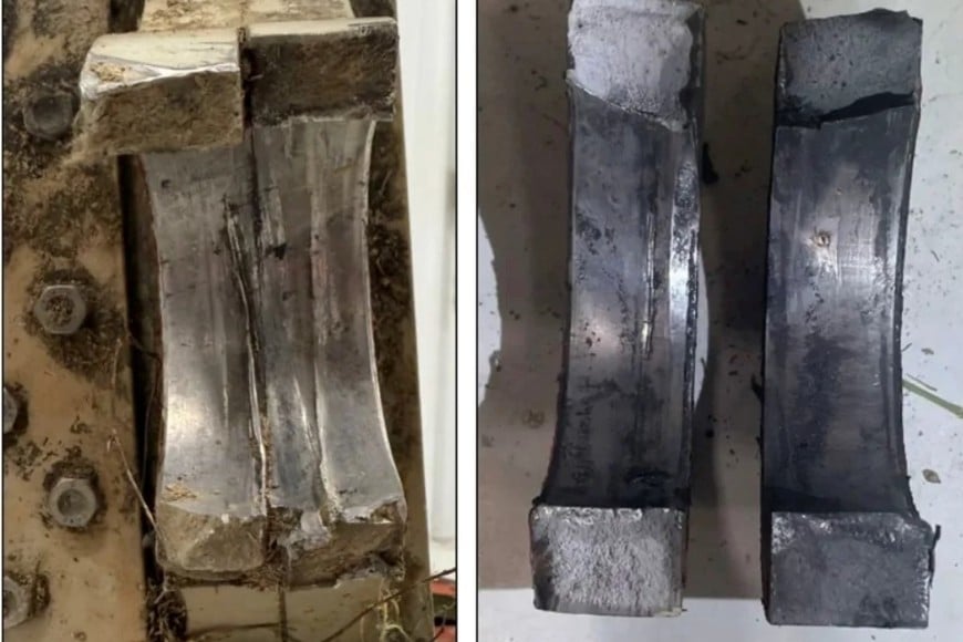 La investigación detectó grietas estructurales en el sistema de fijación.