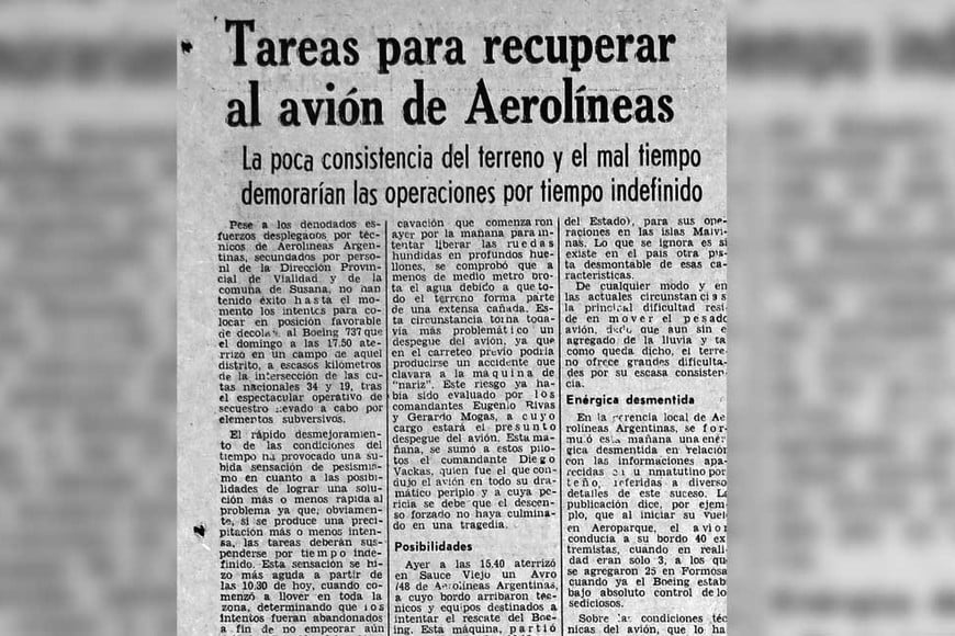 El recorte de El Litoral, con el seguimiento de los hechos.