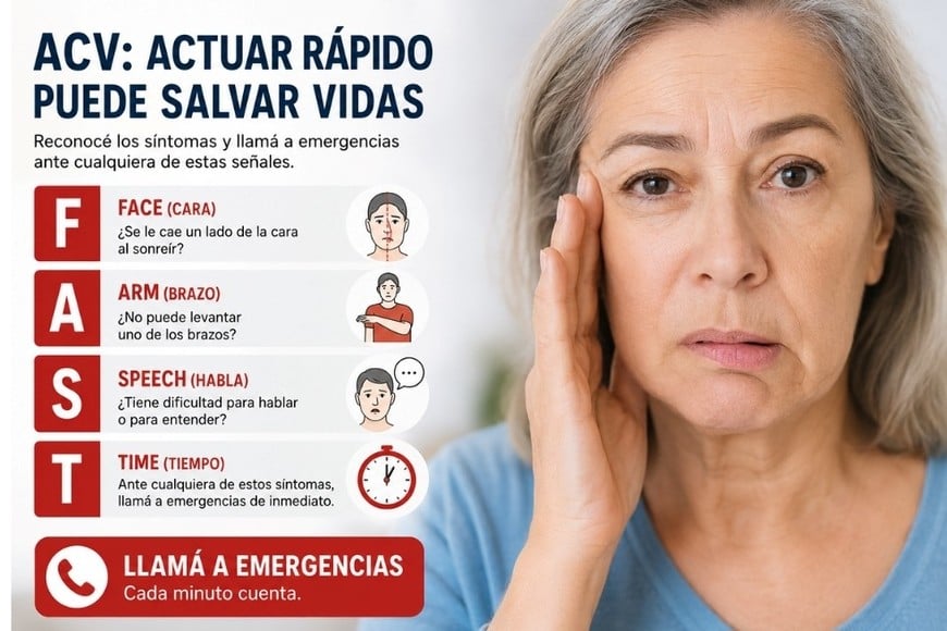 Los médicos insisten en que actuar rápido es fundamental