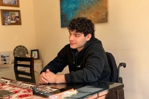 Joaquín Martínez recibió a El Litoral en su hogar.
Delfina Nicola.