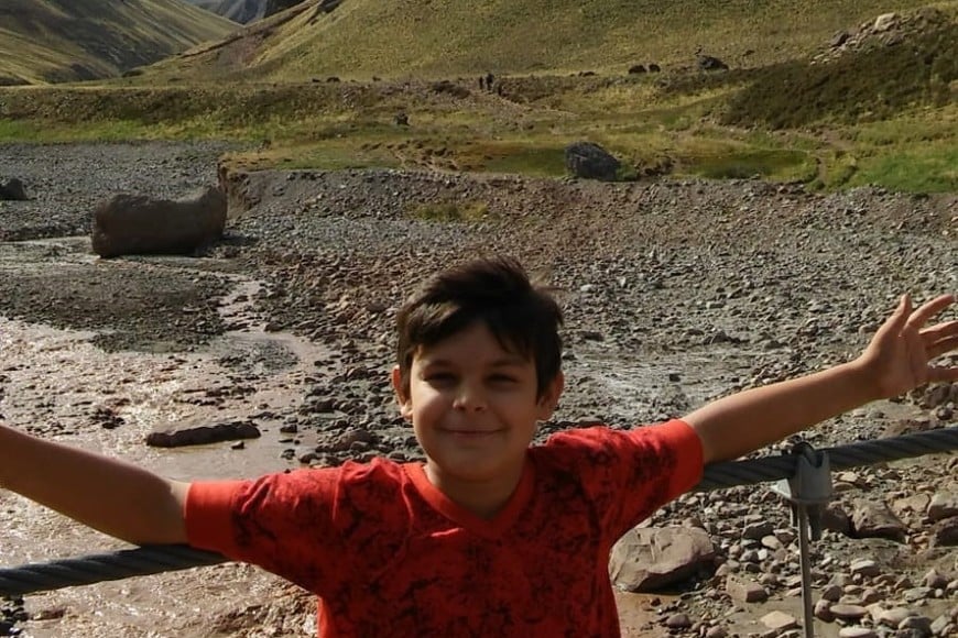 Joa, de niño. Gentileza.