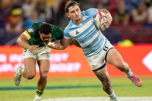 "Lucho" González, una fija en Los Pumas 7's. Foto: Prensa UAR.