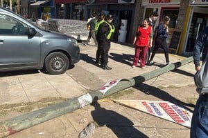El responsable del hecho, un camionero, se dio a la fuga. Crédito: El Litoral