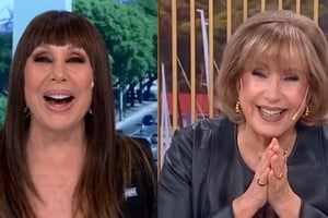 El momento ocurrió en una inédita transmisión en simultáneo entre los programas que ambas conducen en la televisión abierta.