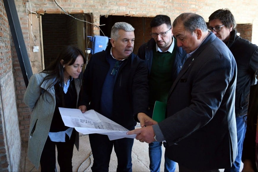 Días atrás, el intendente Poletti y otras autoridades recorrieron el inmueble. Foto: Archivo