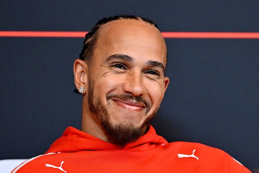 Formula One F1 - Canadian Grand Prix -  Circuit Gilles Villeneuve, Montreal, Quebec, Canada - May 21, 2026
Ferrari's Lewis Hamilton during a press conference ahead of the Canadian Grand Prix REUTERS/Jennifer Gauthier
