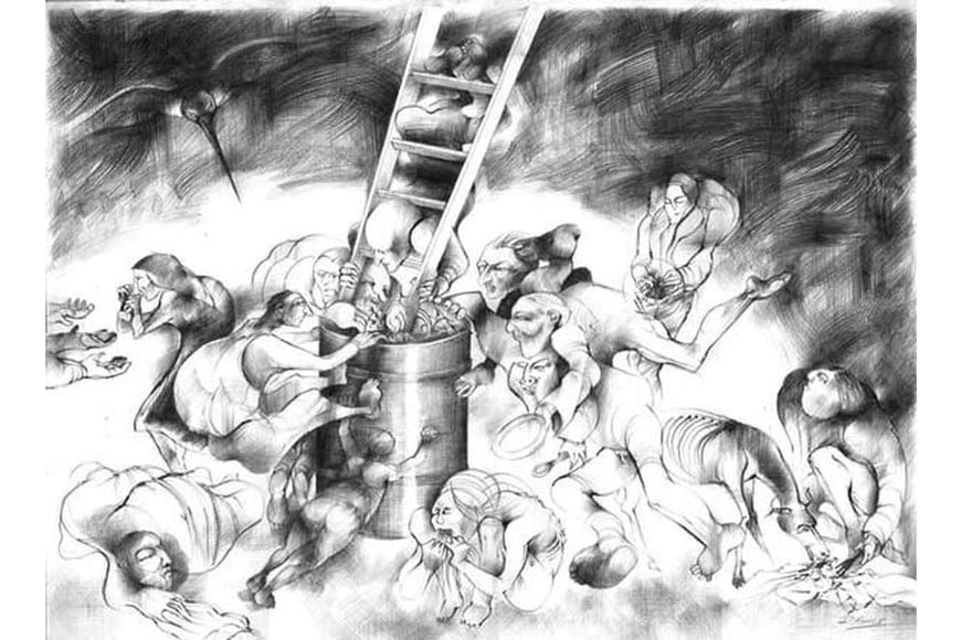 Obra de Raúl Ponce. Foto: Arte de la Argentina