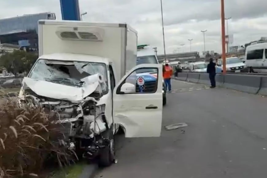 El hecho ocurrió a la altura del kilómetro 16,5, frente a Debenedetti.