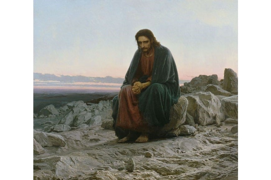 "Cristo en el desierto" (1872). Foto: Galería Tretiakov