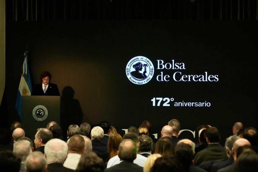 El presidente anunció la medida en el evento por el aniverario de la BCBA.