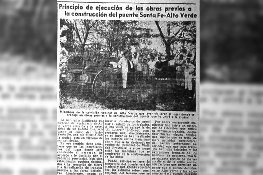 Trabajos preliminares con vecinos contentos por la novedad.