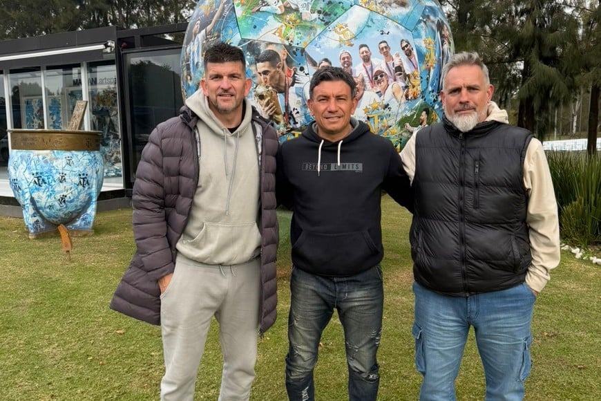 Carlos García, Ariel Segalla y Mariano Bonzzi, presentes en la gran convocatoria.