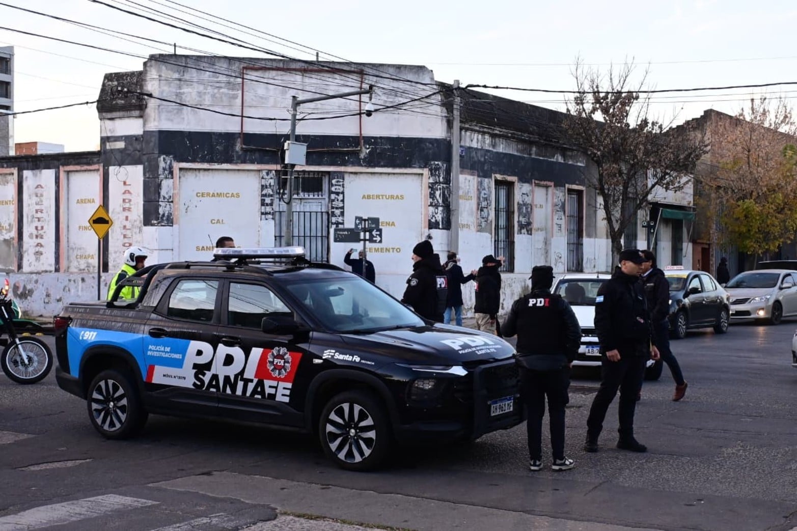 Fuerte operativo en la zona. 