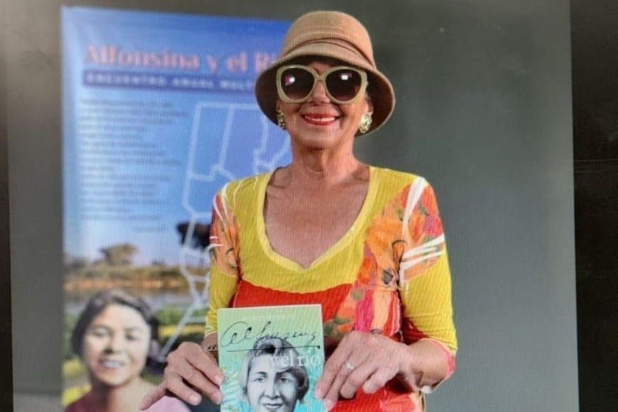 Marta Berrón, organizadora del encuentro anual Multiarte “Alfonsina y el Río”