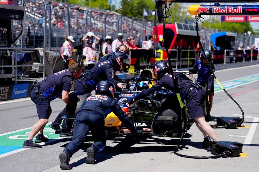 Formula One F1 - Canadian Grand Prix - Circuit Gilles Villeneuve, Montreal, Quebec, Canada - May 22, 2026
Red Bull's Max Verstappen during practice REUTERS/Mathieu Belanger