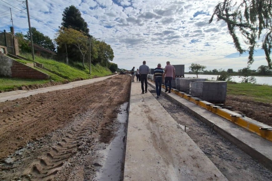La intervención, que forma parte del Programa de Obras Urbanas (POU), presenta actualmente un avance del 20 %