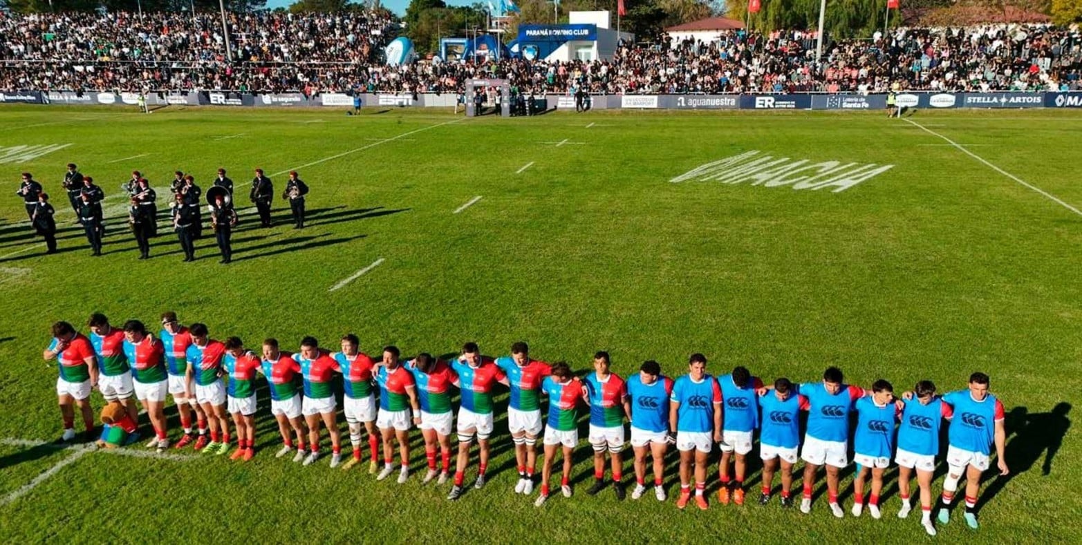 El drone de El Litoral captó las escenas previas al juego.