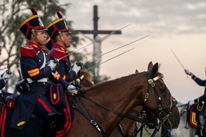 La Marcha de San Lorenzo, obligatoria para cuatro fechas. Imagen editada con IA.