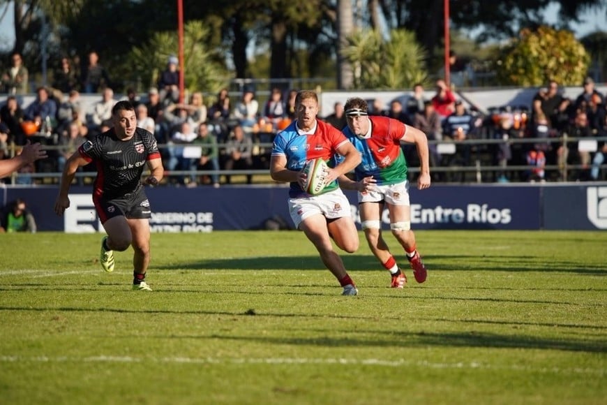 Rowing fue sede del primer partido profesional de rugby en Entre Ríos. Foto: Fernando Nicola