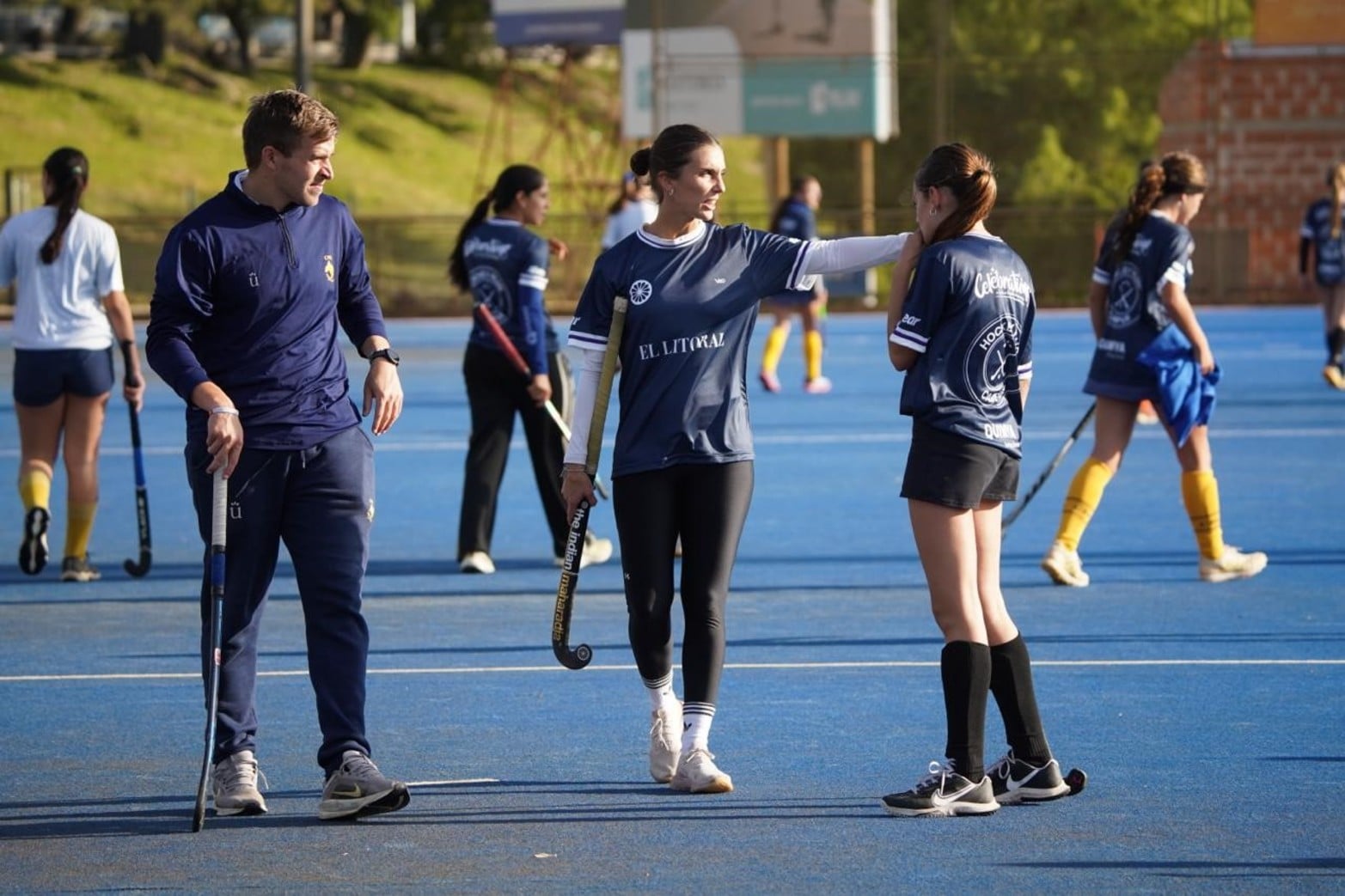 Entrenamientos, charlas y actividades recreativas formaron parte de la propuesta.