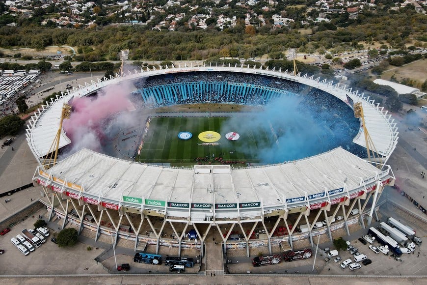 Soccer Football - Argentina Primera Division - Torneo Apertura - Final - River Plate v Belgrano - Mario Alberto Kempes Stadium, Cordoba, Argentina - May 24, 2026
A drone view shows the Mario Alberto Kempes Stadium before the match REUTERS/Agustin Marcarian