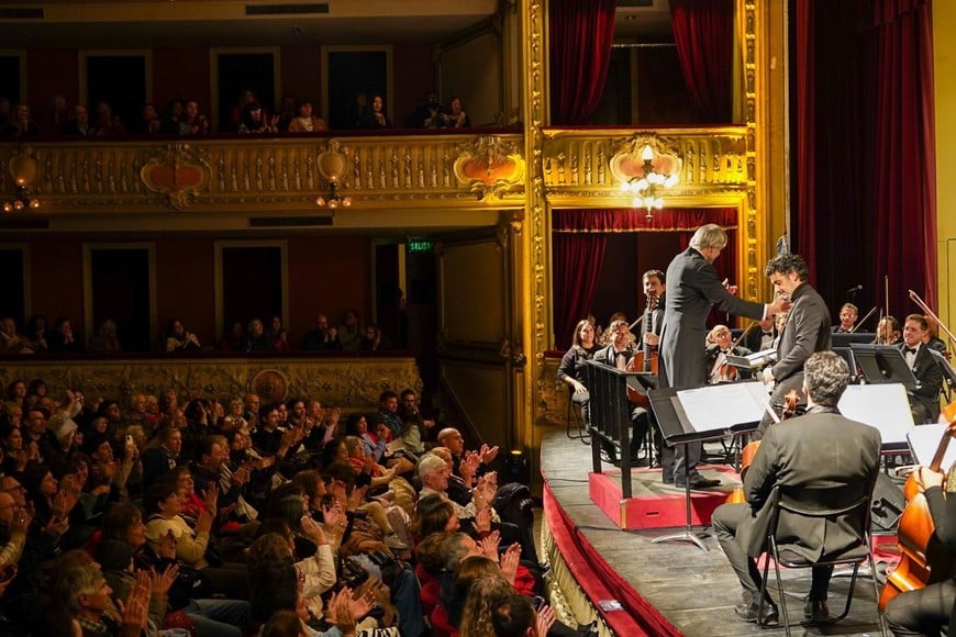 El Teatro Municipal con la Orquesta Sinfónica Provincial. Crédito: Gobierno de Santa Fe
