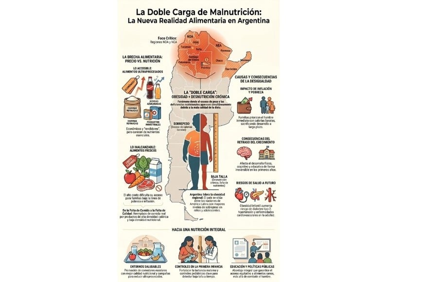 Malnutrición: realidad alimentaria en Argentina