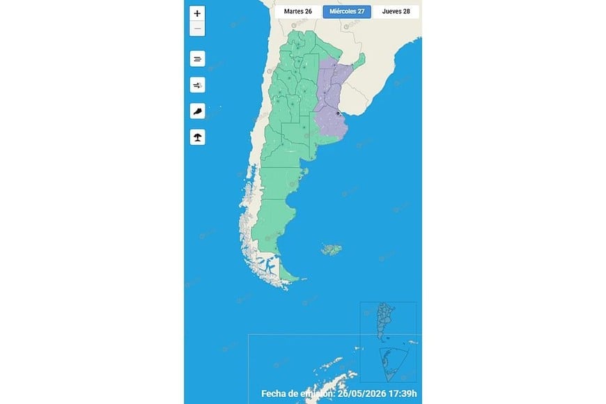 Crédito: SMN