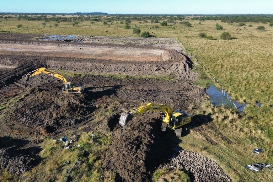 Una histórica obra de cloacas en Alejandra ya superó el 55% de avance